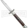 AGA Campolin 13" Stiletto Swinguard Cocobolo Wood Automatic Knife - Bayonet