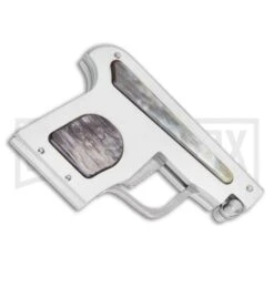 AGA Campolin Dark Horn Automatic Gun Knife - Satin Plain 6 AGA Campolin Dark Horn Automatic Gun Knife - Satin Plain -Automatic Knives Shop AGA Campolin Automatic Gun Knife Dark Horn GX 33673 ns side large