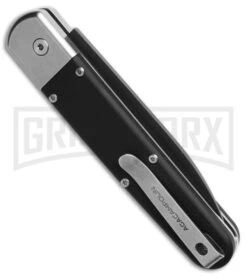 AGA Campolin Baron Black G-10 Automatic Knife - Black Plain -Automatic Knives Shop AGA Campolin Baron Black G 10 Automatic Knife Black Plain GX 41987 td side large