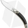 AGA Campolin Diana Lever Lock Automatic Knife Ebony Wood (3.75" Satin)