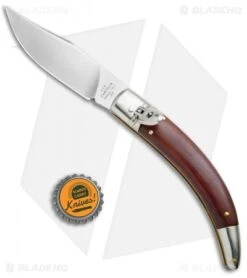 AGA Campolin Diana Lever Lock Automatic Knife Cocobolo (3.75" Polish) -Automatic Knives Shop AGA Campolin Diana LL Cocobolo Polish BHQ 72129 jr bottlecap