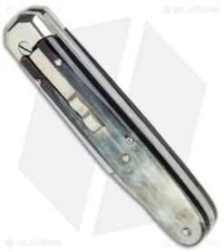 Automatic Knives Shop -Automatic Knives Shop AGA Campolin LL Auto Dark Horn Satin BHQ 117069 jr spine