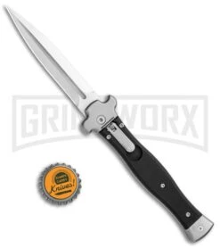 AGA Campolin Zero Black G-10 Leverlock Automatic Knife - Dagger Satin Plain 7 AGA Campolin Zero Black G-10 Leverlock Automatic Knife - Dagger Satin Plain -Automatic Knives Shop AGA Campolin Zero Dagger LL Auto Black G 10 Satin AGA01N SD BHQ 74035 jr bottlecap large