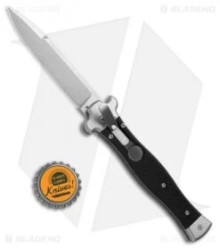 AGA Campolin Zero Italian Leverlock Automatic Knife Black G-10 (3.75" SW) 7 AGA Campolin Zero Italian Leverlock Automatic Knife Black G-10 (3.75" SW) -Automatic Knives Shop AGA Campolin Zero Italian LL Black G 10 Satin AGA01N SWB BHQ 74949 jr bottlecap