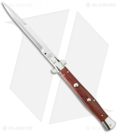 AGA Campolin 13" Picklock Automatic Italian Stiletto Cocobolo (6" Satin Bayo) 1 AGA Campolin 13" Picklock Automatic Italian Stiletto Cocobolo (6" Satin Bayo)
