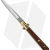 AGA Campolin 13" Italian Frosolone Automatic Brass/Snakewood (6.5" Bayonet)