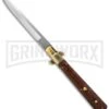 AGA Campolin 13" Italian Frosolone Snakewood Automatic Knife - Bayonet