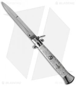 AGA Campolin 15" Ring Pull Automatic Italian Stiletto Marble (7" Satin Bayo)