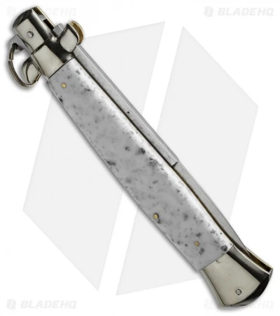 AGA Campolin 15" Ring Pull Automatic Italian Stiletto Marble (7" Satin Bayo) 3 AGA Campolin 15" Ring Pull Automatic Italian Stiletto Marble (7" Satin Bayo) - Image 3