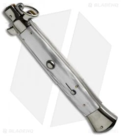 Automatic Knives Shop -Automatic Knives Shop aga campolin 15in white pearl ring pull bayo bp 18063 cm spine