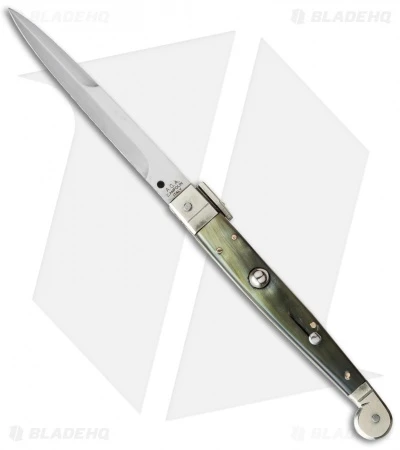 AGA Campolin 9" Sicilian Picklock Automatic Brazilian Horn (4.1" Satin Bayo) 1 AGA Campolin 9" Sicilian Picklock Automatic Brazilian Horn (4.1" Satin Bayo)